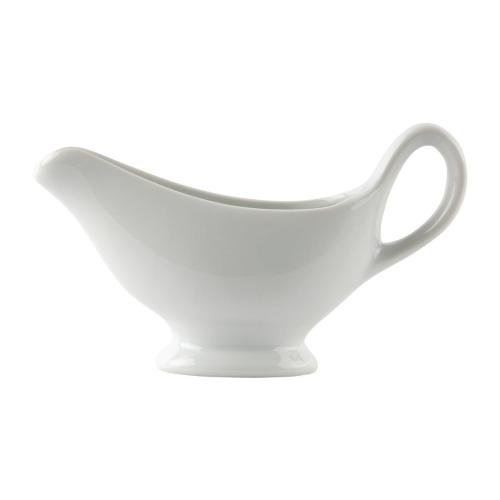 Olympia Whiteware Gravy Boat - 180ml 6 1/10fl oz (Box 6)
