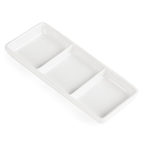 Olympia Whiteware 3 section Dish - 60x150mm (Box 12)