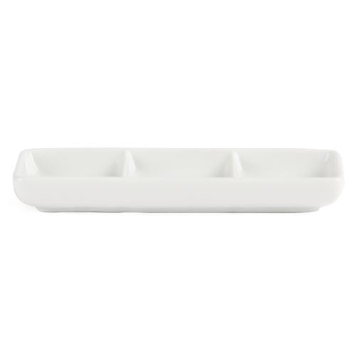 Olympia Whiteware 3 section Dish - 60x150mm (Box 12)