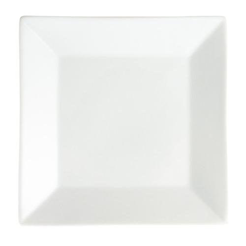 Olympia Whiteware Square Plate Wide Rim - 250mm (Box 6)