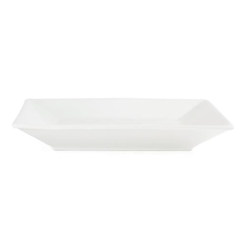 Olympia Whiteware Square Plate Wide Rim - 250mm (Box 6)