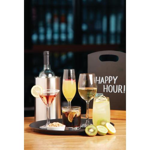 EDLP Olympia Double Wall Wine Cooler Brushed Stainless Steel - 200x120mm