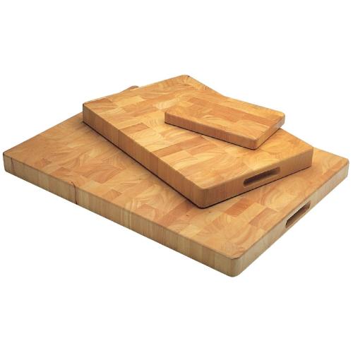 Vogue Rectangular Wooden Chopping Board Small - 230x150x25mm 9x6x1"