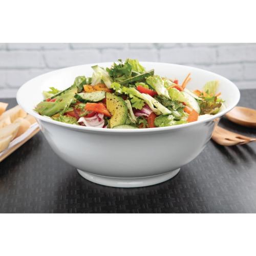 Olympia Whiteware Serving Platters Large Salad Bowl - 330mm