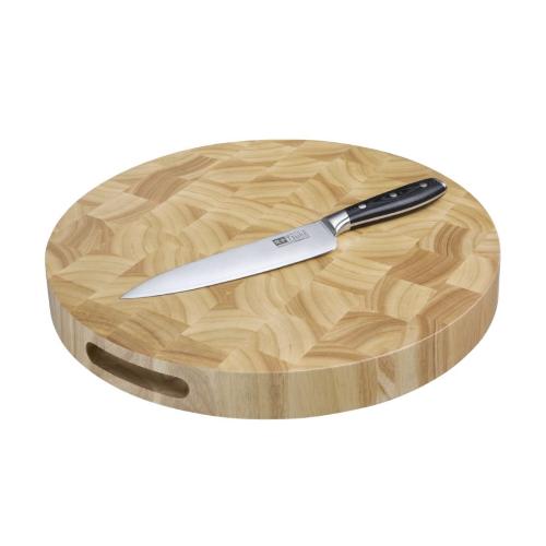 Vogue Round Wooden Chopping Board - 400x45mm 15 1/2x 1 3/4"