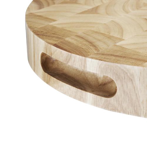 Vogue Round Wooden Chopping Board - 400x45mm 15 1/2x 1 3/4"