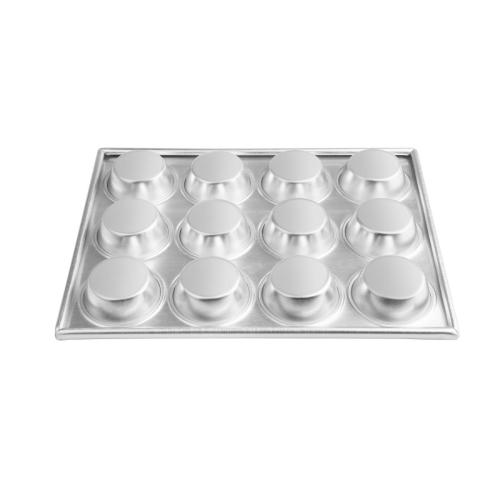 Vogue Aluminium Muffin Tray 12 Hole - 360x280x30mm 14x11x1 1/4"