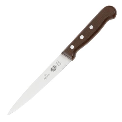 Victorinox Wood Handle Filleting Knife Flexible Blade - 16cm
