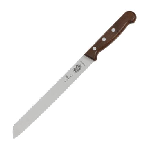 Victorinox Wood Handle Bread Knife Wavy Edge - 21cm