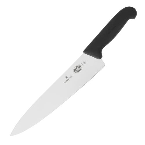 Victorinox Fibrox Black Handle Carving Knife - 25cm
