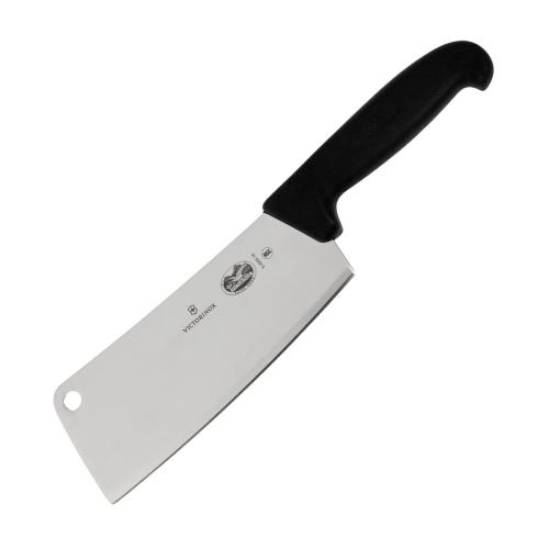 Victorinox Fibrox Black Handle Kitchen Cleaver - 18cm
