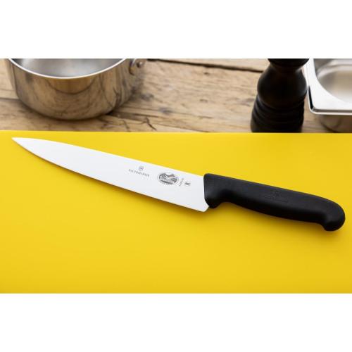 Victorinox Fibrox Black Handle Carving Knife - 22cm