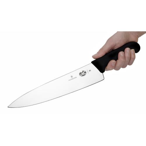 Victorinox Fibrox Black Handle Carving Knife - 25cm