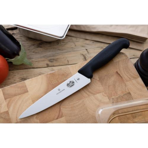 Victorinox Fibrox Black Handle Kitchen Knife - 15cm