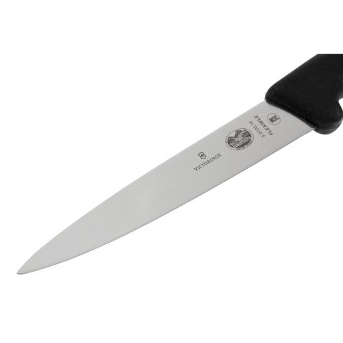 Victorinox Fibrox Black Handle Filleting Knife Flexible Blade - 16cm