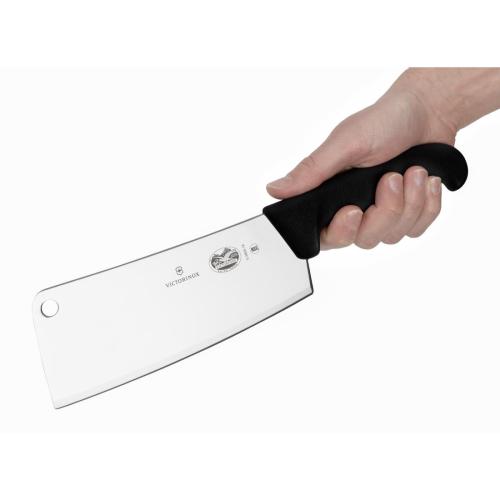 Victorinox Fibrox Black Handle Kitchen Cleaver - 18cm