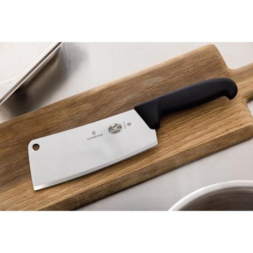 Victorinox Fibrox Black Handle Kitchen Cleaver - 18cm