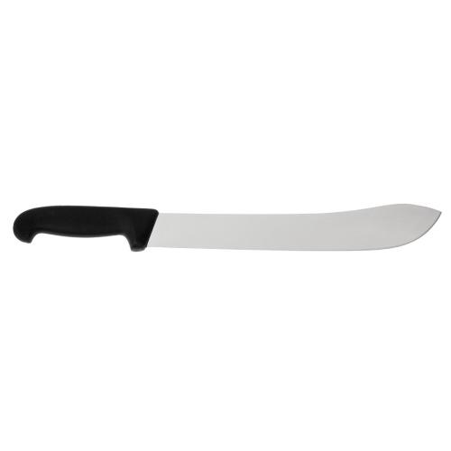 Victorinox Fibrox Black Handle Safety Nose Slaughter and Butcher's Knife - 31cm