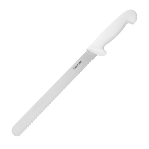 Hygiplas Slicer Serrated White - 254mm 10"