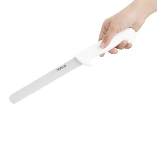 Hygiplas Bread Knife White - 203mm 8"