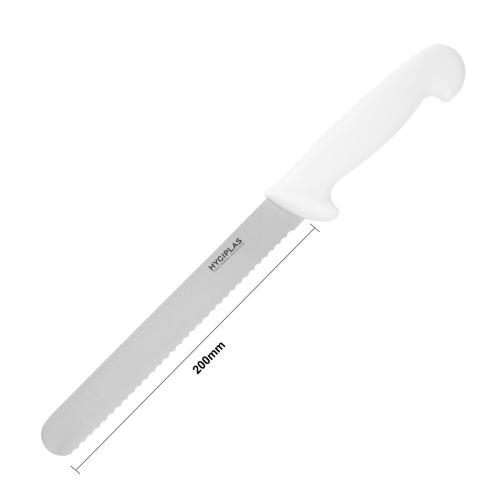 Hygiplas Bread Knife White - 203mm 8"