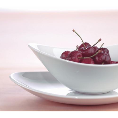 White Small Oval Bowl - 10.5floz 7" (Box 12) (Direct)