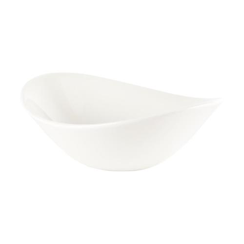 White Large Oval Bowl - 17fl oz 8" (Box 12) (Direct)