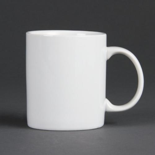Olympia Whiteware Standard Mug - 284ml 9 3/5fl oz (Box 12)