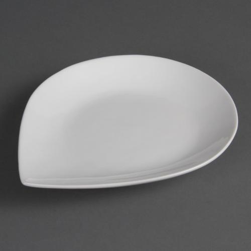 Olympia Whiteware Tear Plate - 255x207x37mm (Box 6)