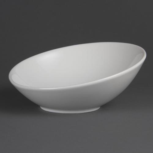 Olympia Whiteware Round Sloping Bowl - 247x256x110mm (Box 4)