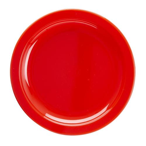 Olympia Kristallon PP Plate Red - 172mm 6 3/4" (Box 12)