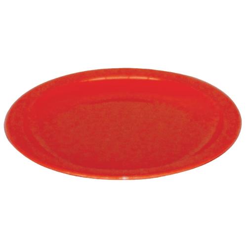 Olympia Kristallon PP Plate Red - 230mm 9" (Box 12)