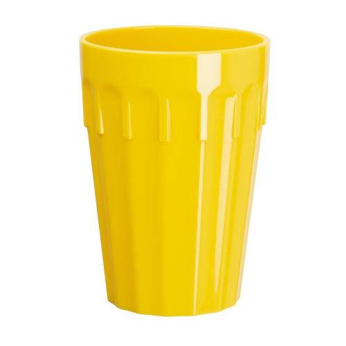 Olympia Kristallon PP Tumbler Yellow - 260ml 8 4/5fl oz (Box 12)