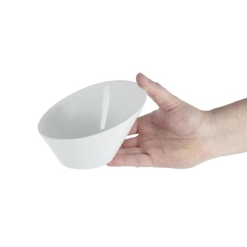 Olympia Whiteware Oval Sloping Bowl - 335ml 11 3/10fl oz (Box 4)