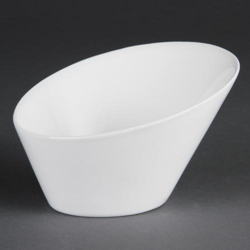 Olympia Whiteware Oval Sloping Bowl - 335ml 11 3/10fl oz (Box 4)