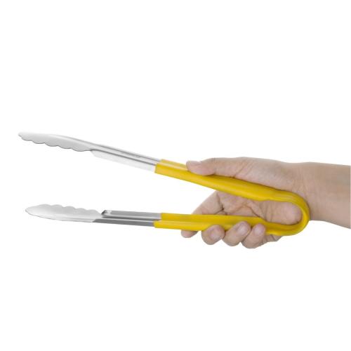 EDLP Hygiplas Colour Coded Serving Tong Yellow - 300mm