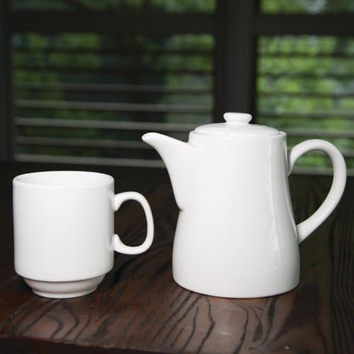 Olympia Whiteware Stacking Mug - 284ml 9 3/5fl oz (Box 12)