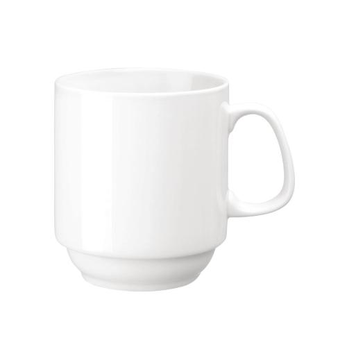 Olympia Whiteware Stacking Mug - 284ml 9 3/5fl oz (Box 12)