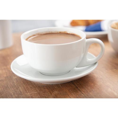 Olympia Whiteware Cappuccino Cup - 284ml 9 3/5fl oz (Box 12)