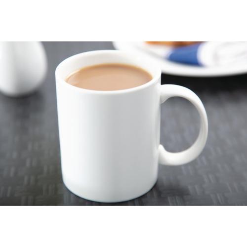 Olympia Whiteware Standard Mug - 284ml 9 3/5fl oz (Box 12)