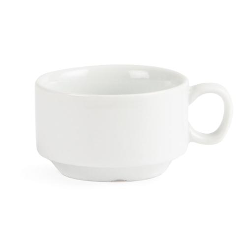 Olympia Whiteware Stacking Espresso Cup - 90ml 3fl oz (Box 12)