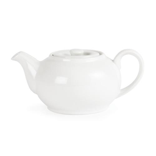 Olympia Whiteware Teapot - 426ml 14 2/5fl oz (Box 4)