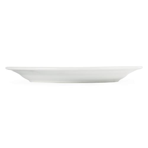 Olympia Whiteware Wide Rimmed Plate - 230mm (Box 12)