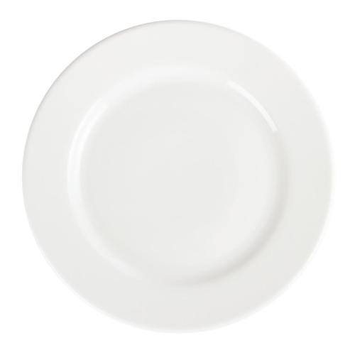 Olympia Whiteware Wide Rimmed Plate - 310mm (Box 6)