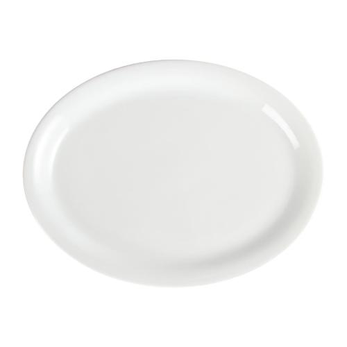 Olympia Whiteware Oval Plate/Platter - 295mm (Box 6)