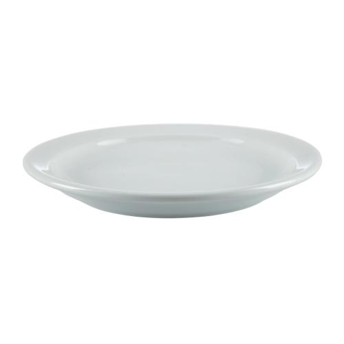 Olympia Whiteware Narrow Rimmed Plate - 150mm (Box 12)