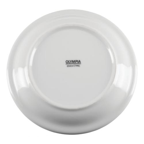 Olympia Whiteware Narrow Rimmed Plate - 150mm (Box 12)