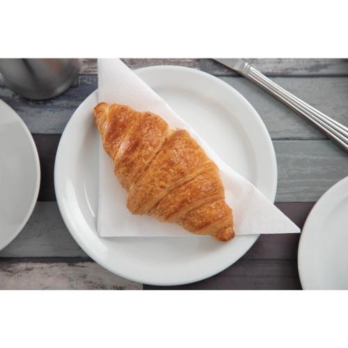 Olympia Whiteware Narrow Rimmed Plate - 180mm (Box 12)