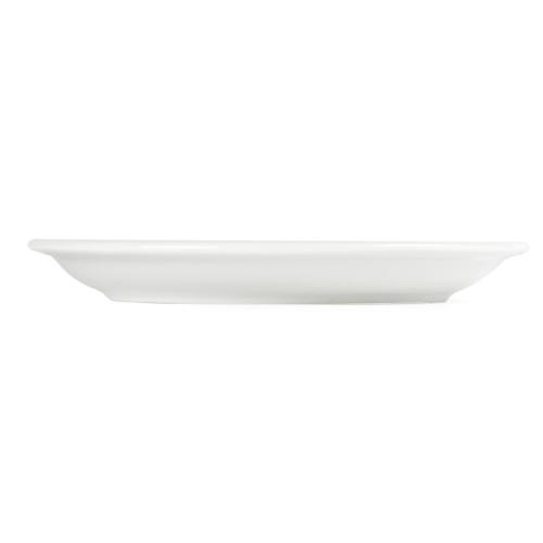 Olympia Whiteware Narrow Rimmed Plate - 180mm (Box 12)
