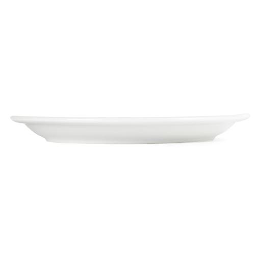 Olympia Whiteware Narrow Rimmed Plate - 230mm (Box 12)